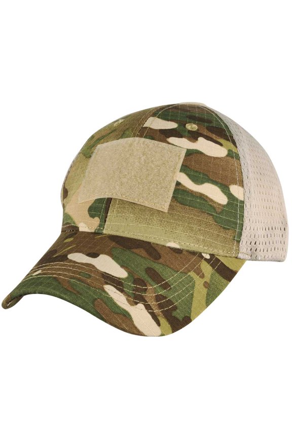Multicam Tan Mesh Back Operator Cap