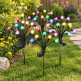 Fire Fly Packing Multicolor 10 Pack Solar Firefly Swaying Landscape Lights for Outdoor ...