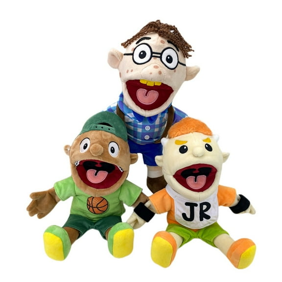Multicolor 15.7 Inch Three Character Puppet Combination