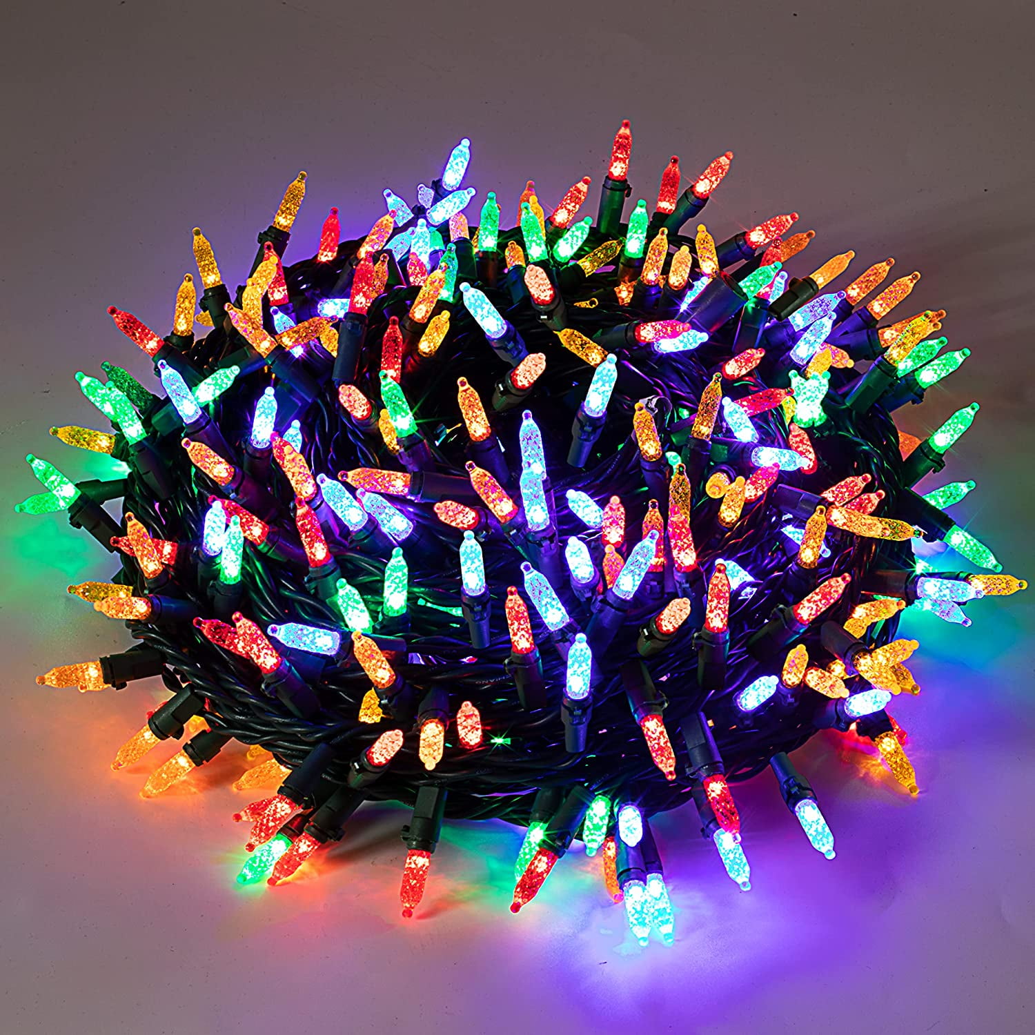 Multicolor 300 LED Christmas Tree Lights 74.25 FT String Lights