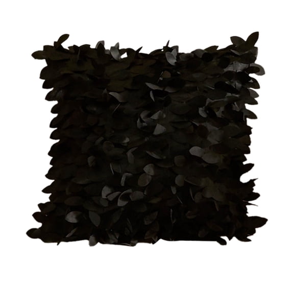Multicolor 3D Leaf Pattern Pillow Cover for Home & Living Room Decor, Sofa Cushion Case with Textured Design, Versatile Space Enhancement for Lounge, Bedroom, and Hospitality Settings
