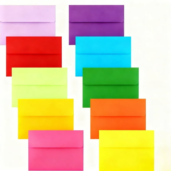 Greeting Card Mailing Envelopes in Multiple Sizes and Colors