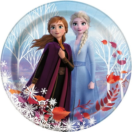 Multicolor AR Interactive Disney Frozen Paper Dinner Plates, 9in, 8ct