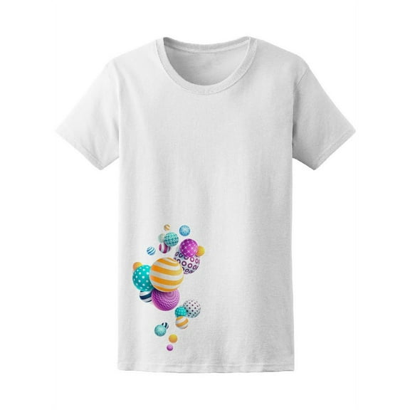 Multicolor Abstract Balls Women's Tee - Image by Shutterstock