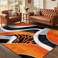 thumbnail image 1 of Multicolor Abstract Swirl Area Rug, Soft Non-Slip Machine, 1 of 6