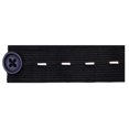 thumbnail image 1 of Multicolor Adjustable Elastic Pants Button Extenders Waistband Extension Black, 1 of 2