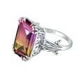 thumbnail image 1 of Multicolor Ametrine Ring Natural Gemstone Handmade Fine Jewelry Solid 925 Sterling Silver Ring For Women & Bridal Sepical Gift Elegant Ametrine Rin, 1 of 2