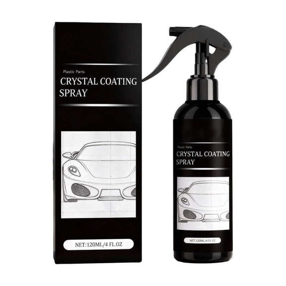 Multicolor Automotive Protective Coating Spray Car Paint Maintenance Spray Plastic Parts Protector With Shining Finish Anti-Fouling Formula For Car Exterior Plastic Trim Vehicle Surfaces 1