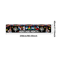 thumbnail image 1 of Multicolor Banner Hispanic Heritage Decorative Polyester Light Design Celebration for Cultural Event Party Indoor, 1 of 8