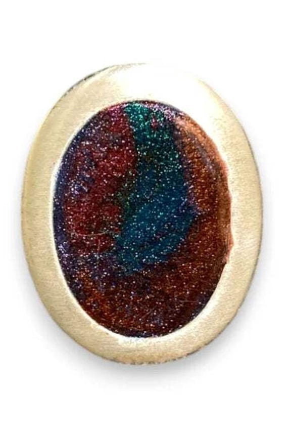 Multicolor Bezel Resin Ring