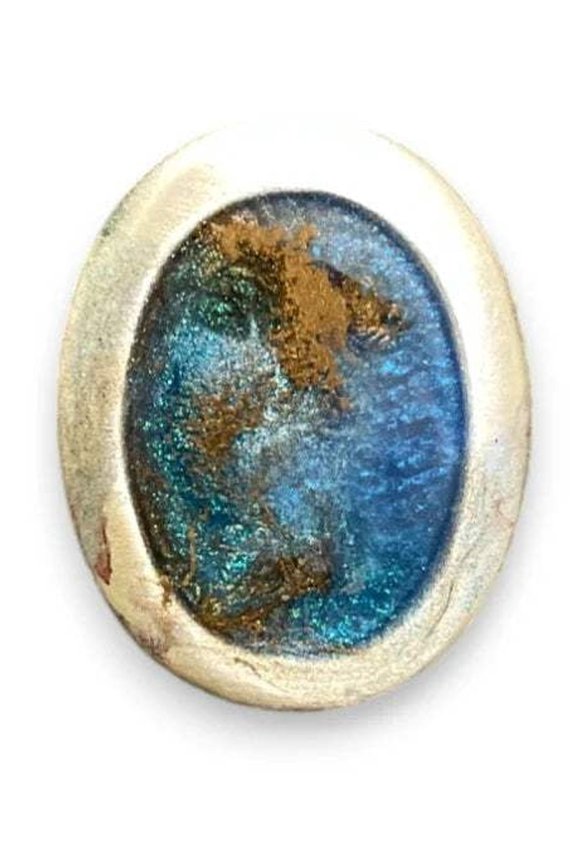 Multicolor Bezel Resin Ring