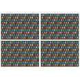thumbnail image 1 of Multicolor Bigfoot Pattern Summer Placemats Table Placemats Set Of 4-Linen Kitchen Washable Placemats Table Mats 11.8"x17.7" Non-Slip Heat Resistant, 1 of 6