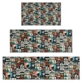 thumbnail image 1 of Multicolor Bigfoot and Text Pattern Kitchen Rugs Sets Of 3,Kitchen Runner Rugs Non Skid Washable,Decorative Kitchen Floor Mats for Kitchen,Sink,Laundry,17"x30"+ 17"x47" + 17"x59", 1 of 6