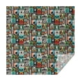 thumbnail image 1 of Multicolor Bigfoot and Text Pattern Square Tablecloth,Waterproof Square Table Cover,Wipeable Spillproof Washable Table Cover for Home Kitchen Party Decor 60"x60"(152x152cm), 1 of 6