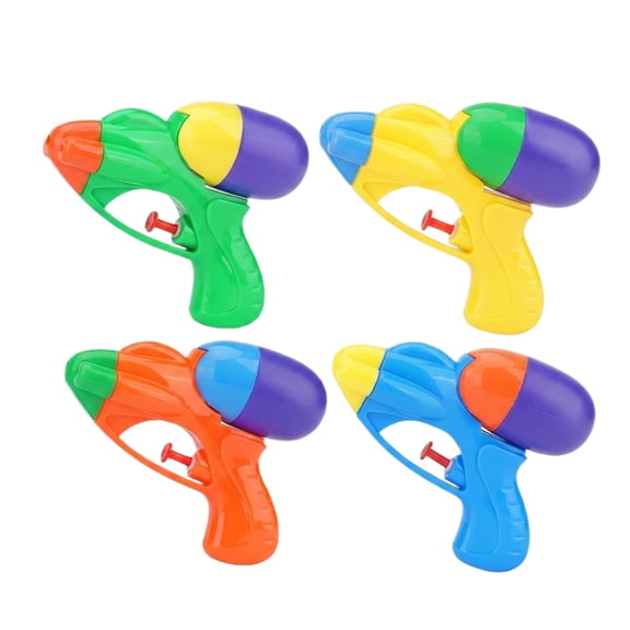 Multicolor Block Splicing Mini Pocket Water Squirt Blaster, Compact Small Handheld Press Water Blaster, Bulk Pack Summer Birthday Party Favor Pool Seaside Goodie Bag Toy for All Ages,Random one.