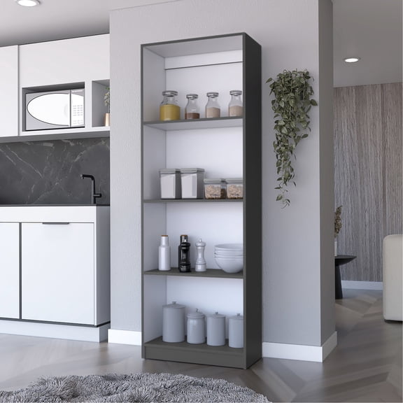Multicolor Bookcase with Tier Storage / Combine Classic and Modern Styles