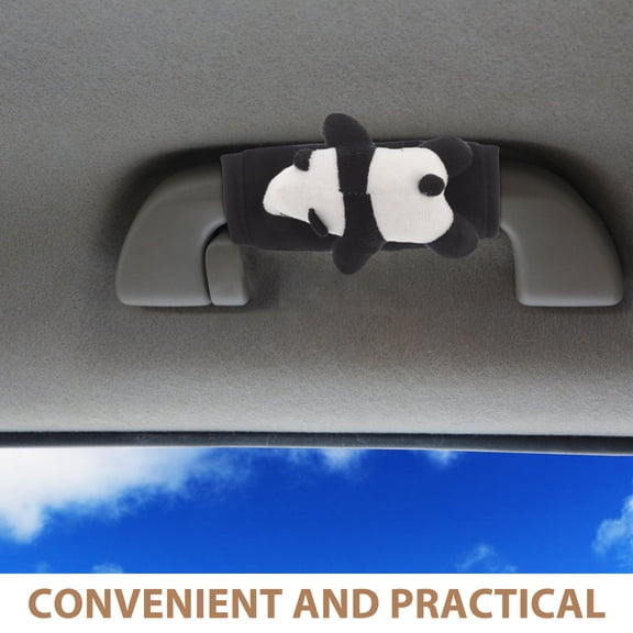 Multicolor Car Interior Door Handle Protector Soft Plush Grab Bar Cover