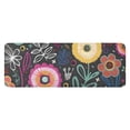thumbnail image 1 of Multicolor Cartoon Floral Pattern Kitchen Rug Mat,Kitchen Runner Rugs Non Skid Washable,Decorative Kitchen Floor Mats for Kitchen,Sink,Laundry,17"x47.2", 1 of 7