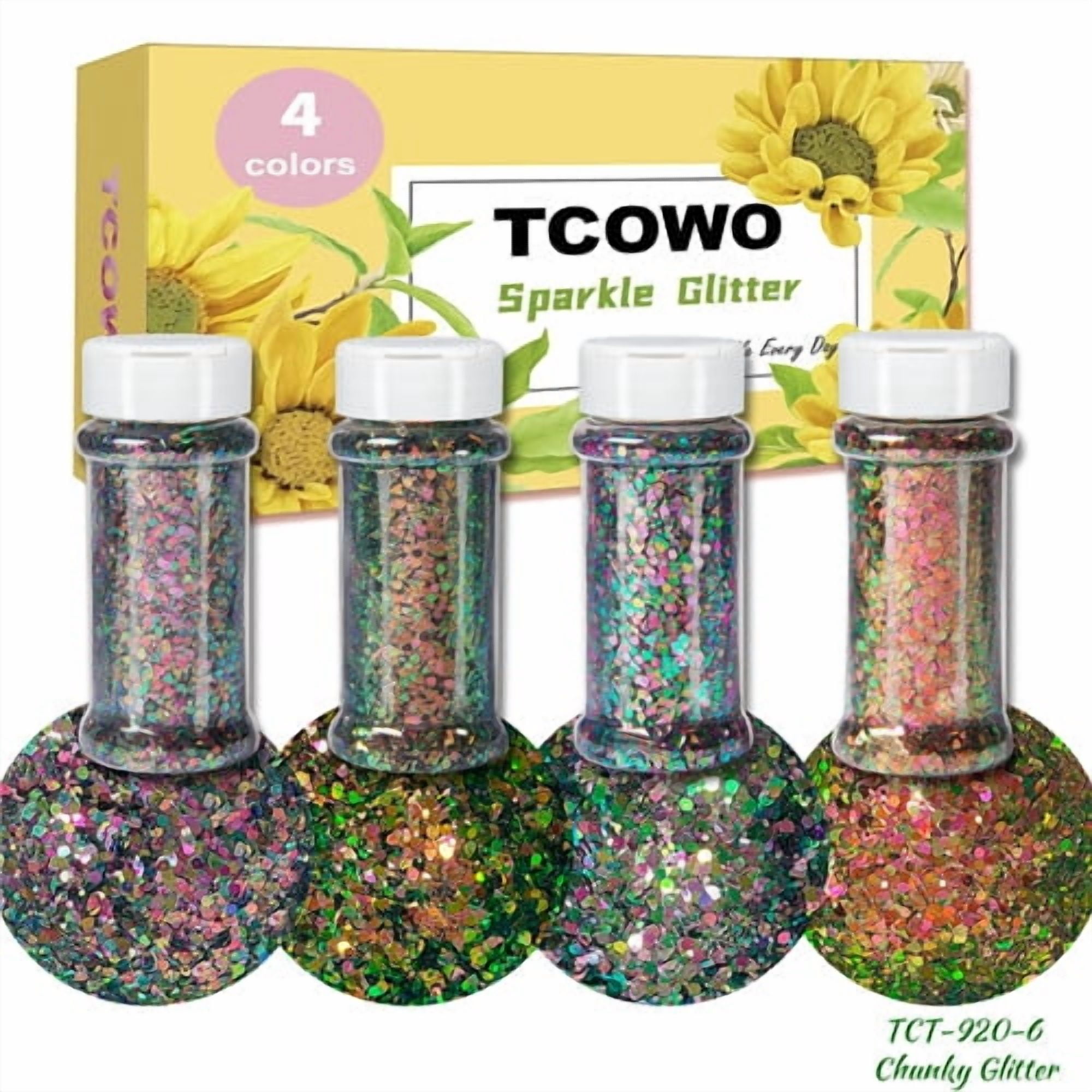 Multicolor Chameleon Shinning Nail Art Glitter Mix Size Chunky-Hexagon Shakers For UV Resin Epoxy Mold Filling