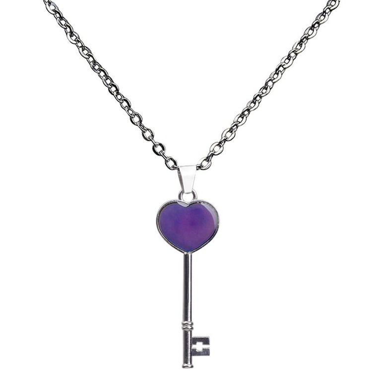 Mood necklace key sales