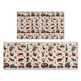 thumbnail image 1 of Multicolor Christmas Camping Pattern Kitchen Rugs Sets Of 2,Anti Fatigue Kitchen Mat Rugs Non Slip Washable,Decorative Kitchen Floor Mats for Kitchen,Sink,Laundry,17"x30"+17"x47", 1 of 7