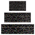 thumbnail image 1 of Multicolor Christmas Light Pattern Kitchen Rugs Sets Of 3,Kitchen Runner Rugs Non Skid Washable,Decorative Kitchen Floor Mats for Kitchen,Sink,Laundry,17"x30"+ 17"x47" + 17"x59", 1 of 6