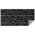 thumbnail image 1 of Multicolor Christmas Light Pattern Rectangle Tablecloth 60"x120",Waterproof Polyester Rectangle Table Cloth, Wipeable Spillproof Polyester Tablecloth for Dining, Camping, Indoor and Outdoor, 1 of 6