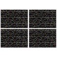 thumbnail image 1 of Multicolor Christmas Light Pattern Summer Placemats Table Placemats Set Of 4-Linen Kitchen Washable Placemats Table Mats 11.8"x17.7" Non-Slip Heat Resistant, 1 of 6