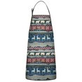 thumbnail image 1 of Multicolor Christmas Pattern Apron-Garden Aprons for Women with Pockets-Cotton Linen Waterproof Kitchen Cooking Gardening Aprons Adjustable for Kitchen,Cooking,BBQ and Salon 33"x27", 1 of 7