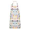 thumbnail image 1 of Multicolor Christmas Apron-Garden Aprons for Women with Pockets-Cotton Linen Waterproof Kitchen Cooking Gardening Aprons Adjustable for Kitchen,Cooking,BBQ and Salon 32"x27", 1 of 7