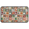 thumbnail image 1 of Multicolor Christmas Pattern Door Rugs,Washable Non Slip Door Mats Indoor,Decorative Door Mats,Entry Mat Indoor for Entrance,Bedroom,Kitchen,Bathroom,30"x17", 1 of 6