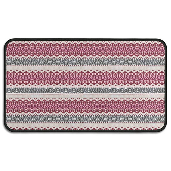 Multicolor Christmas Pattern Door Rugs,Washable Non Slip Door Mats Indoor,Decorative Door Mats,Entry Mat Indoor for Entrance,Bedroom,Kitchen,Bathroom,30"x17"