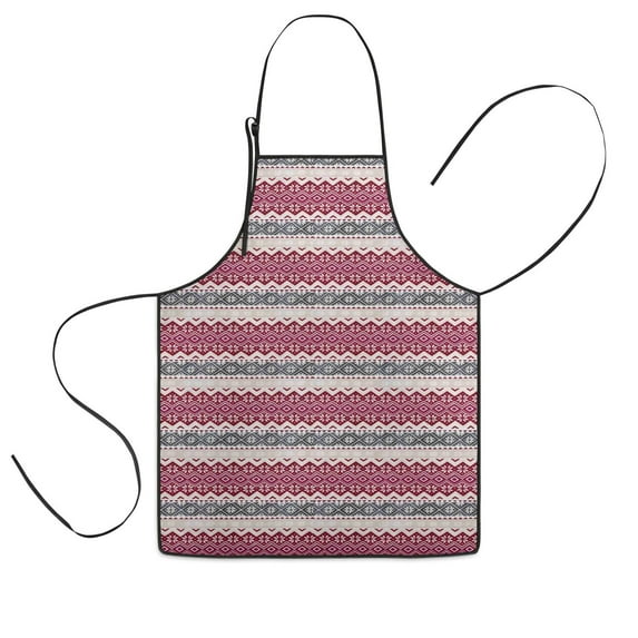 Multicolor Christmas Pattern Kids Aprons for Girls and Boys,Adjustable Neck Strap Toddler Aprons for Kids Cooking Baking