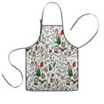 thumbnail image 1 of Multicolor Christmas Pattern Kids Aprons for Girls and Boys,Adjustable Neck Strap Toddler Aprons for Kids Cooking Baking, 1 of 7