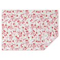 thumbnail image 1 of Multicolor Christmas Pattern Rectangle Tablecloth 60"x84",Waterproof Polyester Rectangle Table Cloth, Wipeable Spillproof Polyester Tablecloth for Dining, Camping, Indoor and Outdoor, 1 of 5