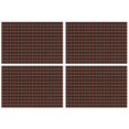 thumbnail image 1 of Multicolor Christmas Pattern Summer Placemats Table Placemats Set Of 4-Linen Kitchen Washable Placemats Table Mats 11.8"x17.7" Non-Slip Heat Resistant, 1 of 6