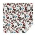 thumbnail image 1 of Multicolor Christmas Snowman Pattern Square Tablecloth,Waterproof Square Table Cover,Wipeable Spillproof Washable Table Cover for Home Kitchen Party Decor 42"X42"(107x107cm), 1 of 6
