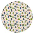 thumbnail image 1 of Multicolor Christmas Tree and Ornament Pattern Round Fitted Tablecloth with Elastic Edge,Dining Table Cover Waterproof,Outdoor Round Tablecloth for Camping,Dining,Indoor and Outdoor, 1 of 7
