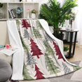 thumbnail image 1 of Multicolor Christmas Tree Pattern Blanket,Comfortable Soft Lamb Wool Throw Blanket,All Season,Warm Lightweight Blankets for Sofa Bed Couch Living Room Chair,40"x50", 1 of 4