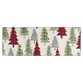 thumbnail image 1 of Multicolor Christmas Tree Pattern Kitchen Rug Mat,Kitchen Runner Rugs Non Skid Washable,Decorative Kitchen Floor Mats for Kitchen,Sink,Laundry,17"X47", 1 of 5
