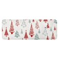 thumbnail image 1 of Multicolor Christmas Tree Pattern Kitchen Rug Mat,Kitchen Runner Rugs Non Skid Washable,Decorative Kitchen Floor Mats for Kitchen,Sink,Laundry,17"x47.2", 1 of 7