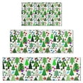 thumbnail image 1 of Multicolor Christmas Tree Pattern Kitchen Rugs Sets Of 3,Kitchen Runner Rugs Non Skid Washable,Decorative Kitchen Floor Mats for Kitchen,Sink,Laundry,17"x30"+ 17"x47" + 17"x59", 1 of 6