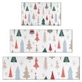 thumbnail image 1 of Multicolor Christmas Tree Pattern Kitchen Rugs Sets Of 3,Kitchen Runner Rugs Non Skid Washable,Decorative Kitchen Floor Mats for Kitchen,Sink,Laundry,17"x30"+ 17"x47" + 17"x59", 1 of 6