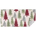 thumbnail image 1 of Multicolor Christmas Tree Pattern Rectangle Tablecloth 60"x120",Waterproof Polyester Rectangle Table Cloth, Wipeable Spillproof Polyester Tablecloth for Dining, Camping, Indoor and Outdoor, 1 of 6