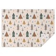 thumbnail image 1 of Multicolor Christmas Tree Pattern Rectangle Tablecloth 60"x84",Waterproof Polyester Rectangle Table Cloth, Wipeable Spillproof Polyester Tablecloth for Dining, Camping, Indoor and Outdoor, 1 of 5