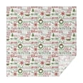 thumbnail image 1 of Multicolor Christmas Word Pattern Square Tablecloth,Waterproof Square Table Cover,Wipeable Spillproof Washable Table Cover for Home Kitchen Party Decor 42"X42"(107x107cm), 1 of 6