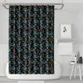 thumbnail image 1 of Multicolor Controllers Games Icons Black Pattern Shower Curtain 72"x72" ,Bathroom Decorative Shower Curtains Set with 12 Hooks,Modern Waterproof Washable Shower Curtain, 1 of 6