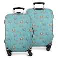 thumbnail image 1 of Multicolor Controllers Games Icons Blue Pattern Luggage Cover Fashion Suitcase Cover Baggage Covers Fit 25-28 Inch Luggage (Go Travel), 1 of 5
