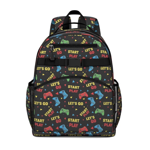 White Cow Cloud Pattern Backpack for School,Cute School Bag,Schoolbag with Adjustable Shoulder Straps & Padded Back,15.25"x11.5"x5.25"