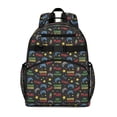 thumbnail image 1 of Pink Cow Milk Pattern Backpack for School,Cute School Bag,Schoolbag with Adjustable Shoulder Straps & Padded Back,15.25"x11.5"x5.25", 1 of 5